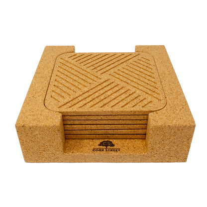 Coaster Set | 6 Pack | Includes Holder