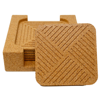 Coaster Set | 6 Pack | Includes Holder